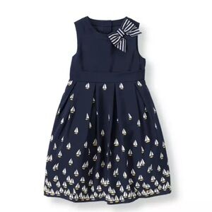 Janie and Jack Sailboat Print Dress